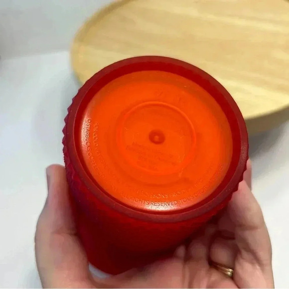 Starbucks‎ 2020 Studded Holiday Tumbler, 24oz - Matte Red- no straw - Picture 4 of 7